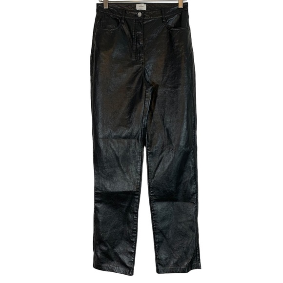 Aritzia Wilfred The Melina Faux Leather Pants Size 6 - Picture 3 of 10